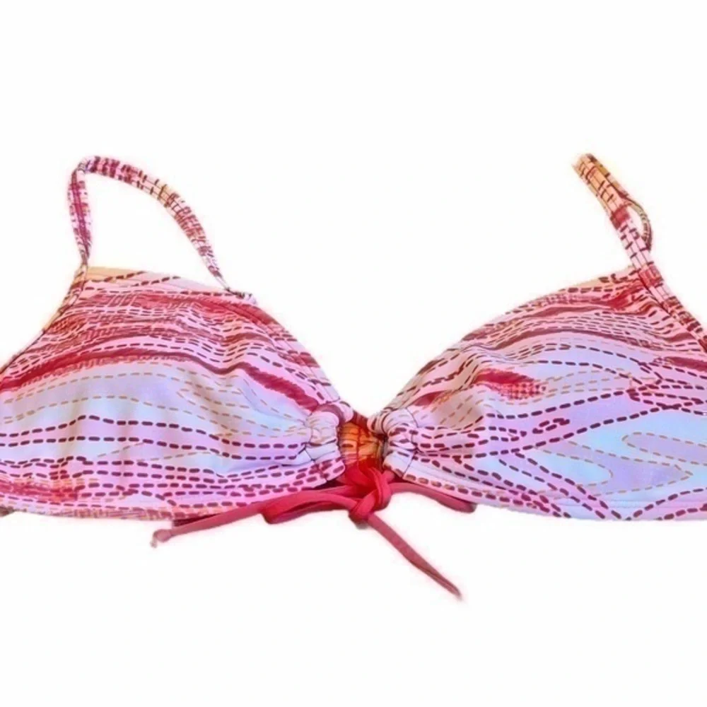 ATHLETA ZANZIBAR SCRUNCH TIE BIKINI TOP SI…